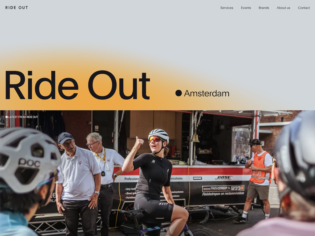 Screenshot of Ride Out Amsterdam